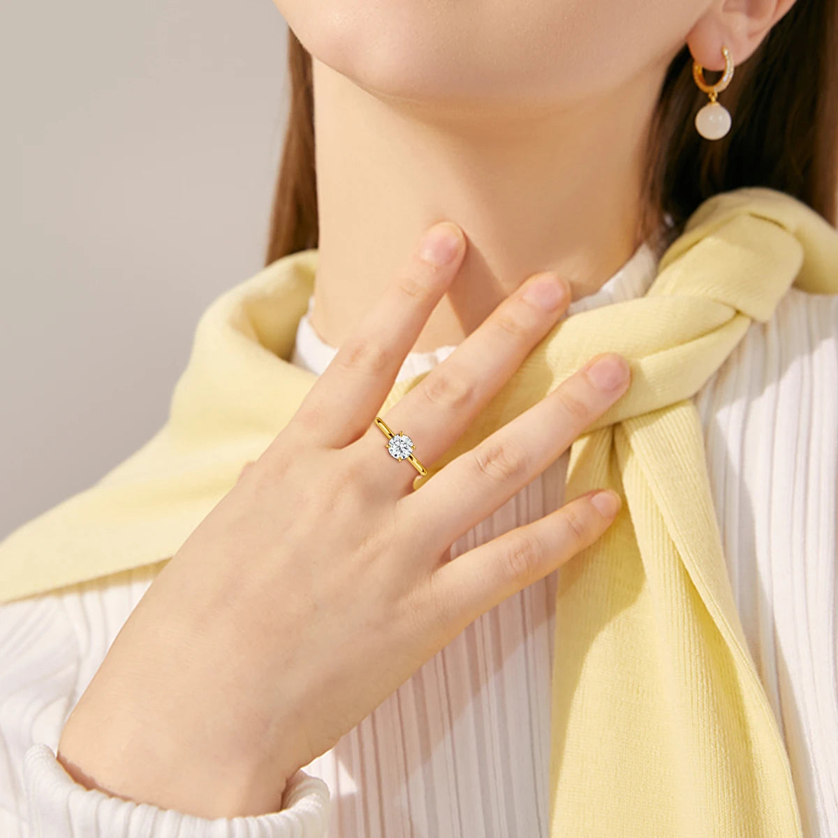 Moissanite Ring